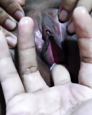 Asian amateur teen girl fingering wet pussy orgasm close up